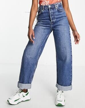 TOPSHOP ASOS oversized mom jeans size US 18 curve